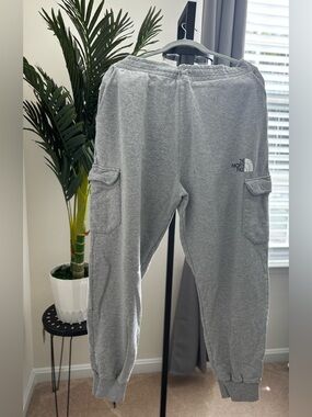 The North Face Light Gray Sweat Pants